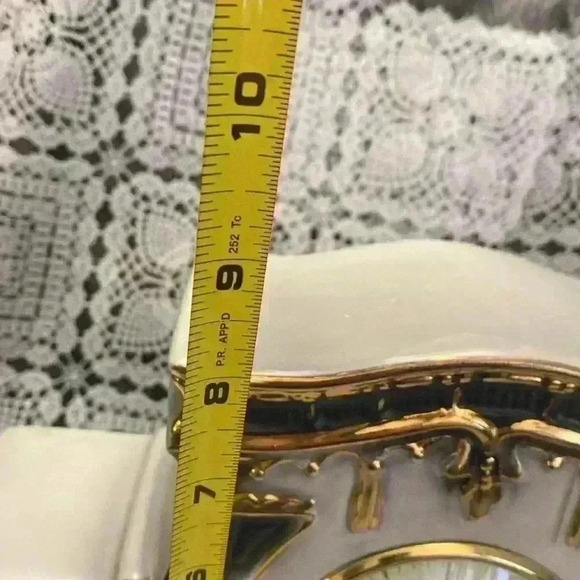 Antique Vintage Sessions Ceramic Table  Clock Oxford Metal Spinning
Clock - Picture 15 of 17